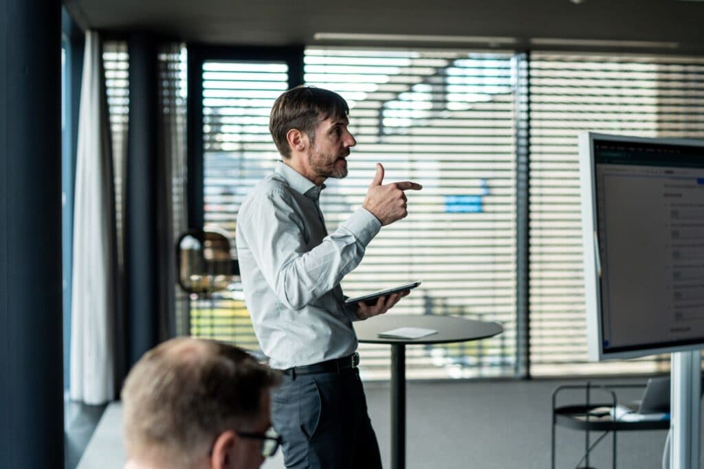 Stefan im Teamcoaching